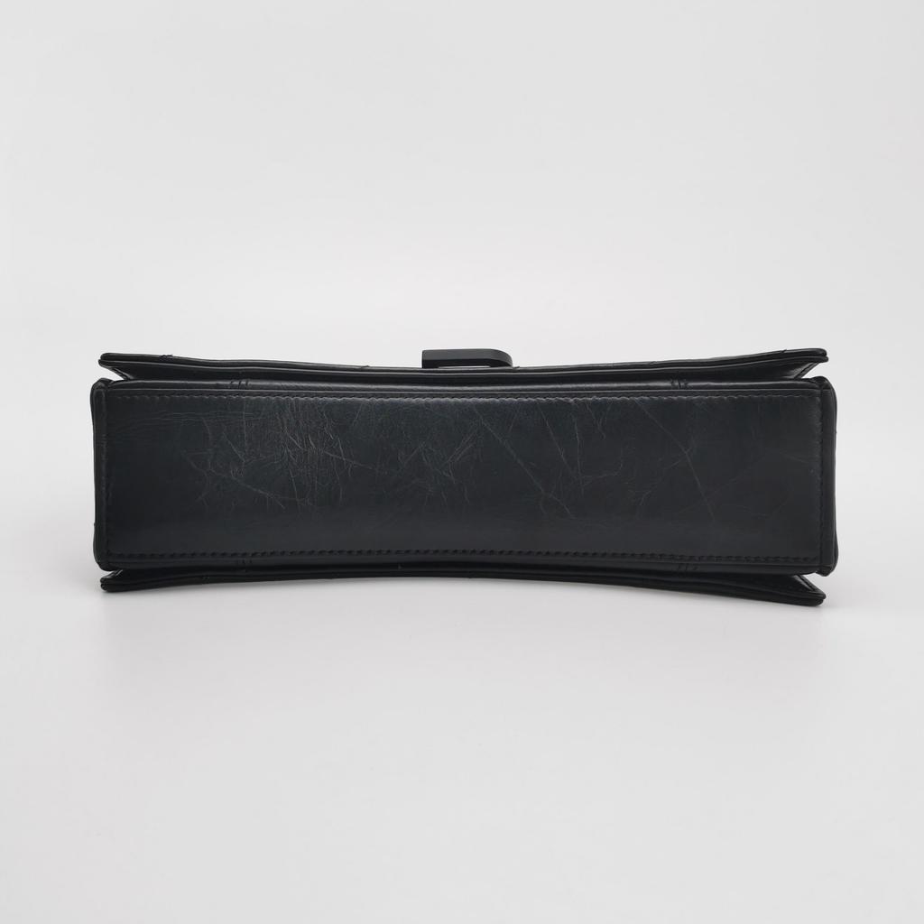 [Pre-Owned] Balenciaga Crush Chain Bag 'Black' - Excellent #HEBCPR