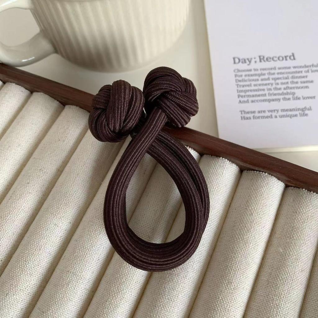 Rubber Band Girl's Hair Tie Thick And Durable Ribbons Ponytail Cute Style High Elastic Hair Ring Fashionable Hair Accessories