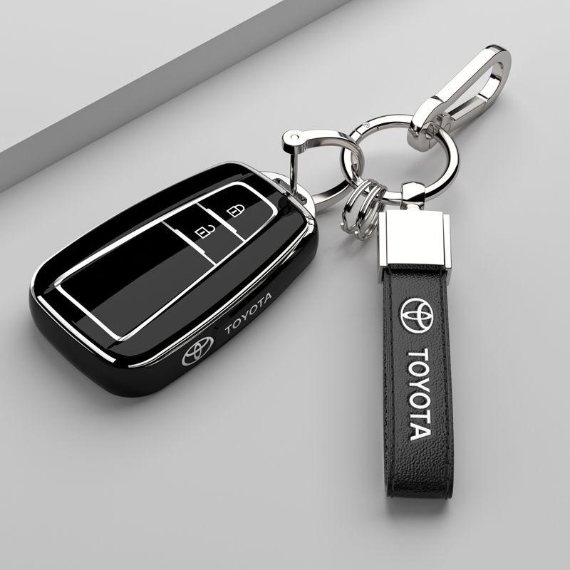 ANG2 New TPU Car Key Case Cover Key Protected Bag Fob Key Shell For Toyota Prius Camry Corolla CHR C-HR TRD Land Cruiser Prado Altis