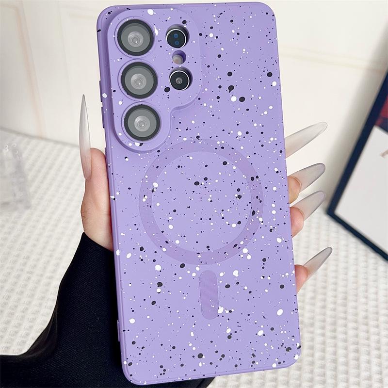 Compatible Samsung S26 Ultra Magnetic Phone Case for S25 & S24, Z Flip7, A17, A16 Silicone Cross-Border Design.