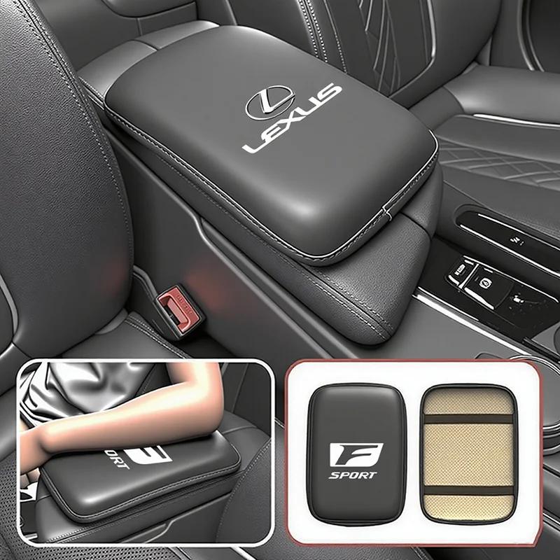 THQP1 Lexus Car Armrest Cover Cushion Armrest Box Protective Pad For Lexus F SPORT ES RX NX LS UX LM LX GX LC RZ IS CT GS RC HS SC LBX