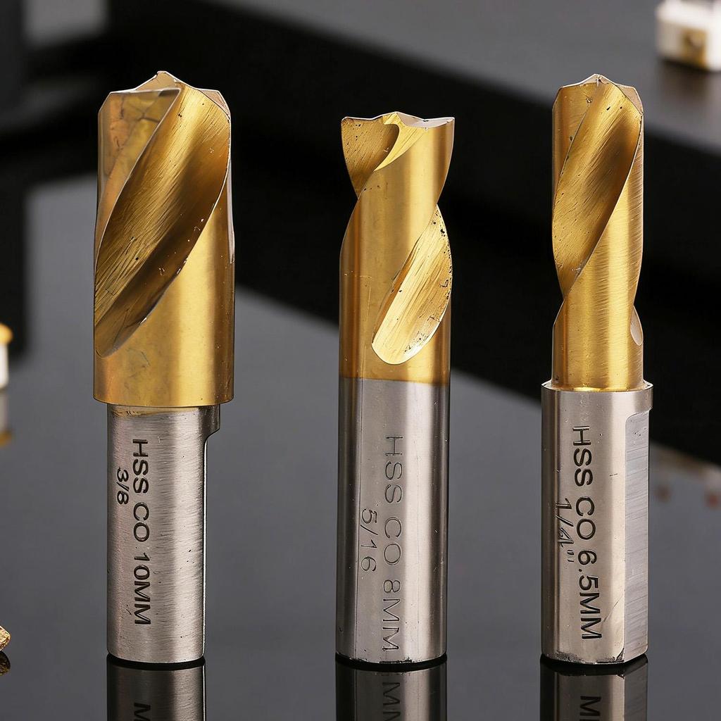 High-Speed Steel Titanium Cobalt Spot Weld Drill Straight Shank Drill Bits Removing Automotive Sheet Metal Welding Point Tools