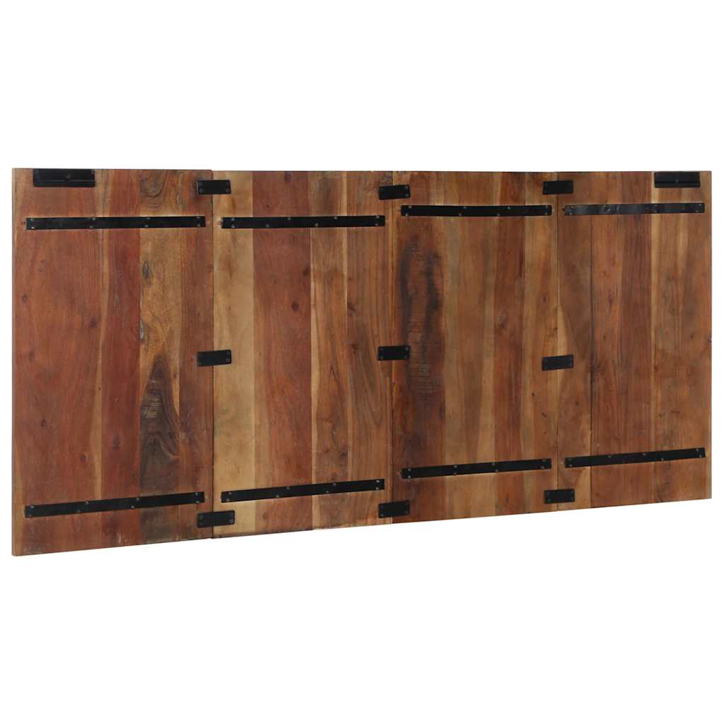 Headboard Multicolored 180 Cm Solid Reclaimed Wood