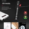 High-Power T6 LED Flashlight: USB Rechargeable, Zoom, Long-Range, Multi-functional, Detachable Torch