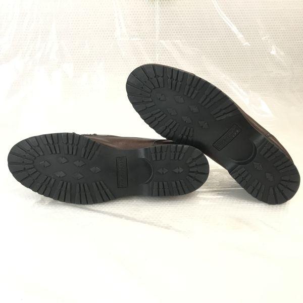 Vintage 80s-90s COLE HAAN Leather Kilt Tassel Loafers Size 27.0-28.0cm Brown Dress Shoes(USED)