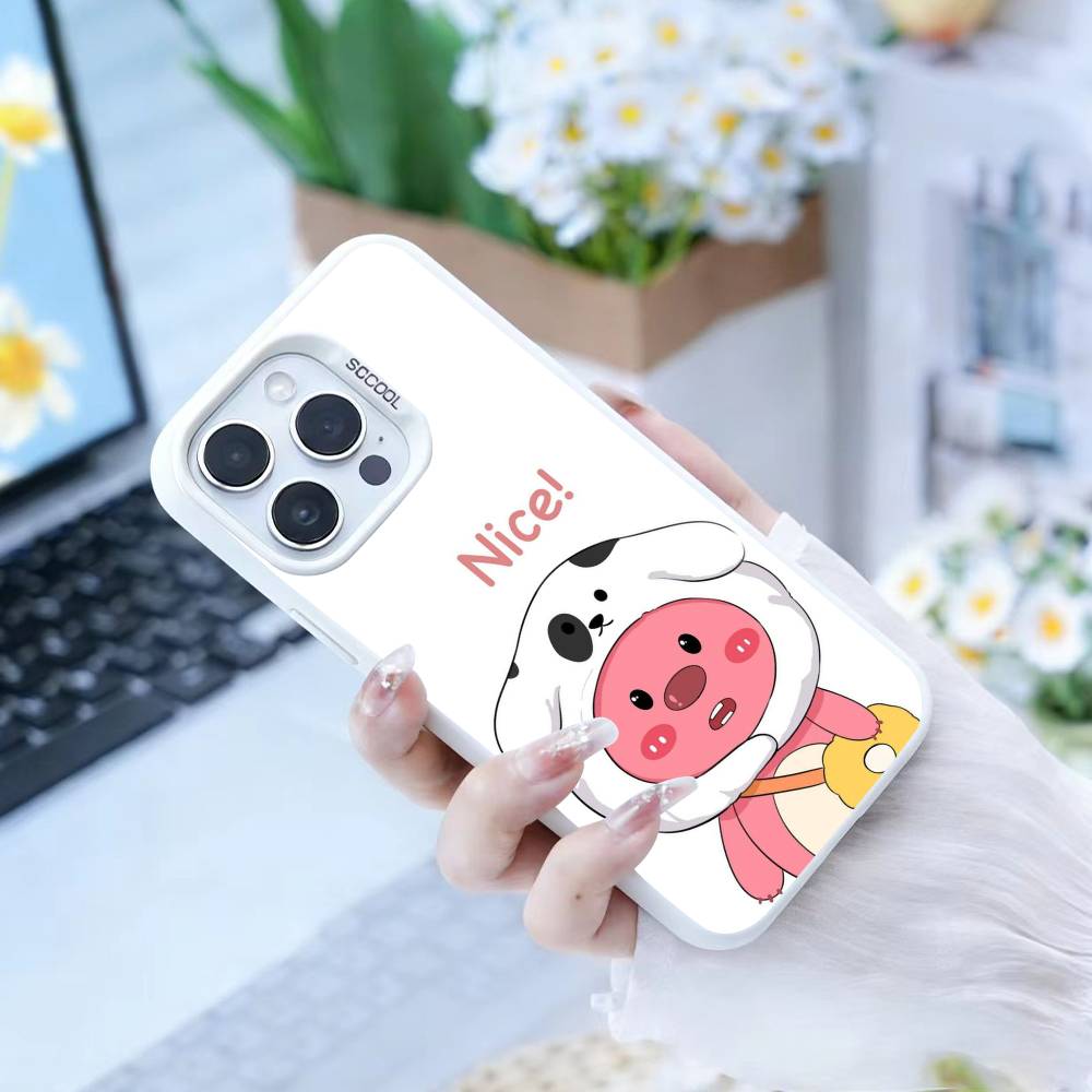 Cute Cartoon L-loopy Phone Case For IPhone 16 17 15 14 12 13 Pro Max Black Color Shockproof Cover