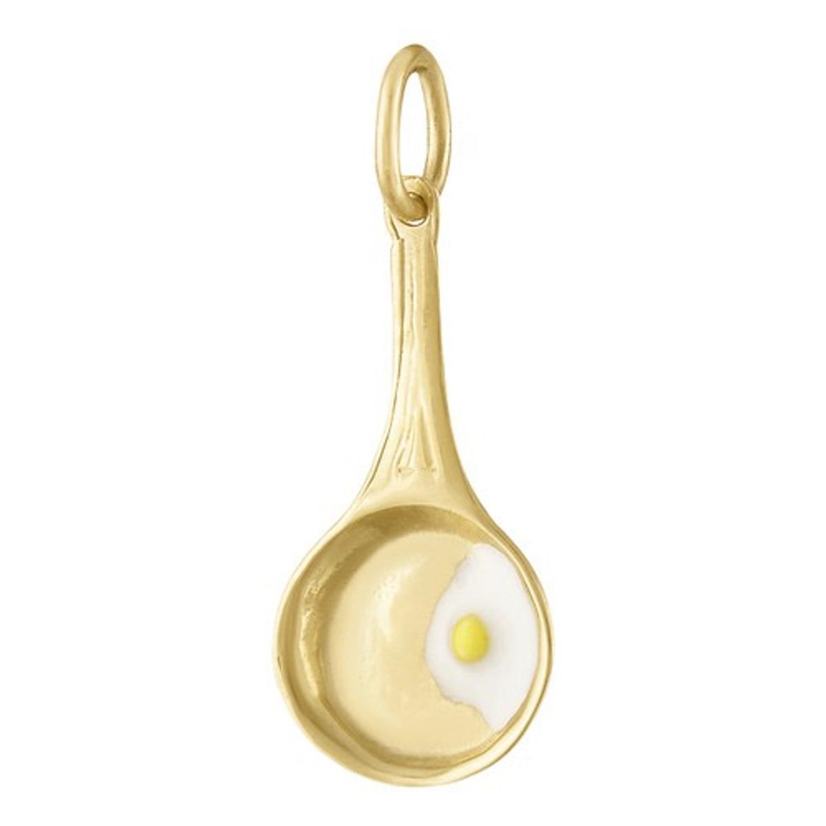 Food Pendant Stainless Steel Series DIY Small Pendant Vacuum Plated 18K Gold Color Preserving in Furnace