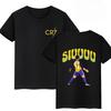 2026 Hot Summer Football Star Cr7 Cotton Children T-shirt Brand Sport Double Sided Print Casual Men Women Clothes Short Sleeve Top Boy Girl Tee
