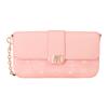 New MCM Mode Travia Coated Canvas With Calfskin Trim Handheld Crossbody Bag, Shoulder Bag Regular Women's Pink MWSCALD03QZ001