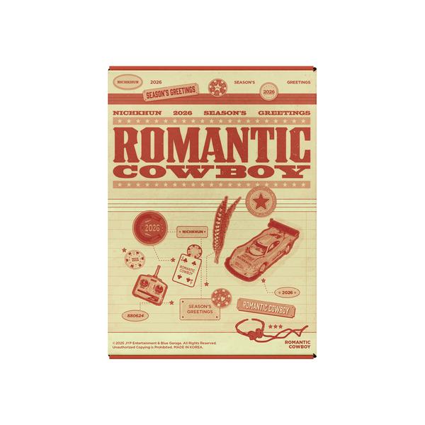 [Pre-Order] NICHKHUN (2PM) [ROMANTIC COWBOY] 2026 SEASON'S GREETINGS