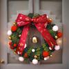 Christmas Door Wreath Festive Hands-On Activity Winter Christmas Wreath Crafting Set For Window Mantel Indoor Restaurant Wall