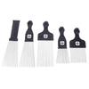 Professional African Hair Pik Comb Brush Black Fist American Pick Hair Combs Afro Metal Comb  Salon