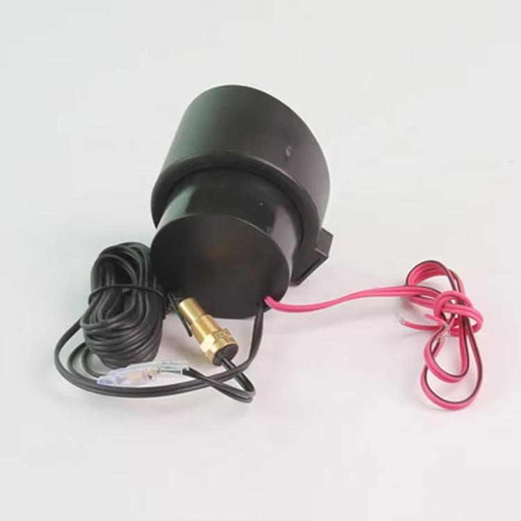 2 in 1 Round 12V 24V LED Digital Car Truck Water Temp Gauge Temperature Sensor Temperatura Motor + Voltmeter Volt Voltage Meter