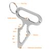 1/2/3Pcs Manual Wrench Keychain with Bottle Opener Compact Design Portable Personal Outdoor EDC Survival Tools