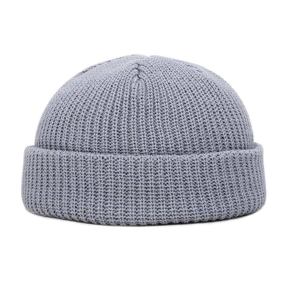 2025 Winter Warm Beanies Casual Short Thread Hip Hop Hat Adult Men Female Wool Knitted Skull Cap Elastic Unisex