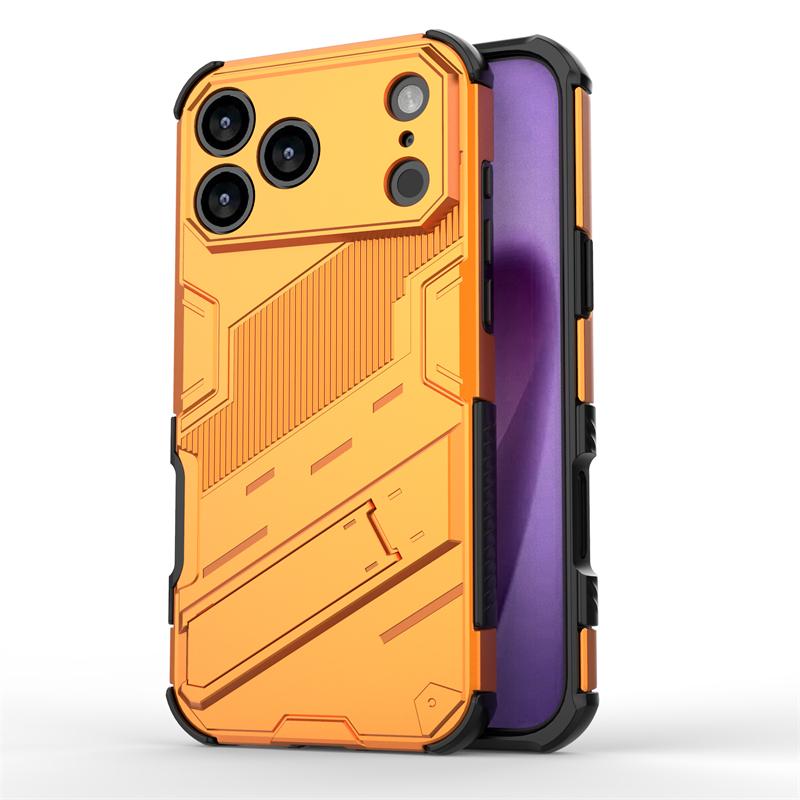 Phone Holder Case For iPhone 17 Pro Max Case Anti-knock Armor PC Back Cover For iPhone 17 Pro Max Case For iPhone 17 Pro 17 Air