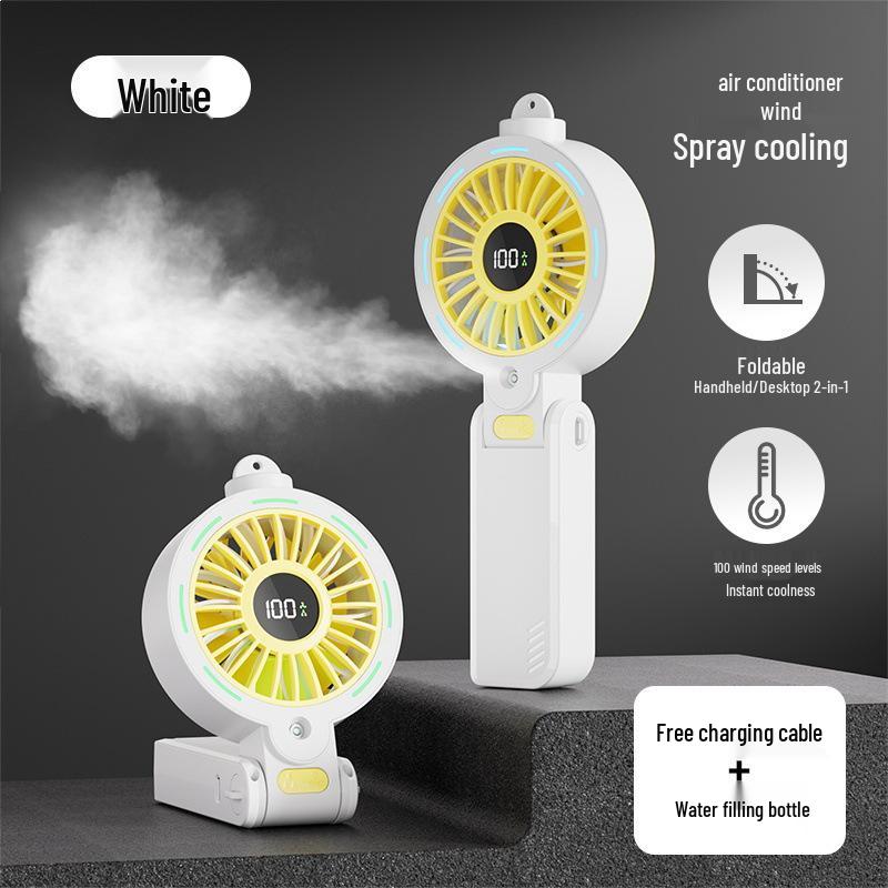 

High-Speed Mini Handheld Fan with USB Rechargeable Sprayer 230*93*26mm