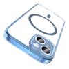 For iPhone 15 Plus Phone Case, Magnetic Shockproof Transparent Cover for iPhone 15 Plus