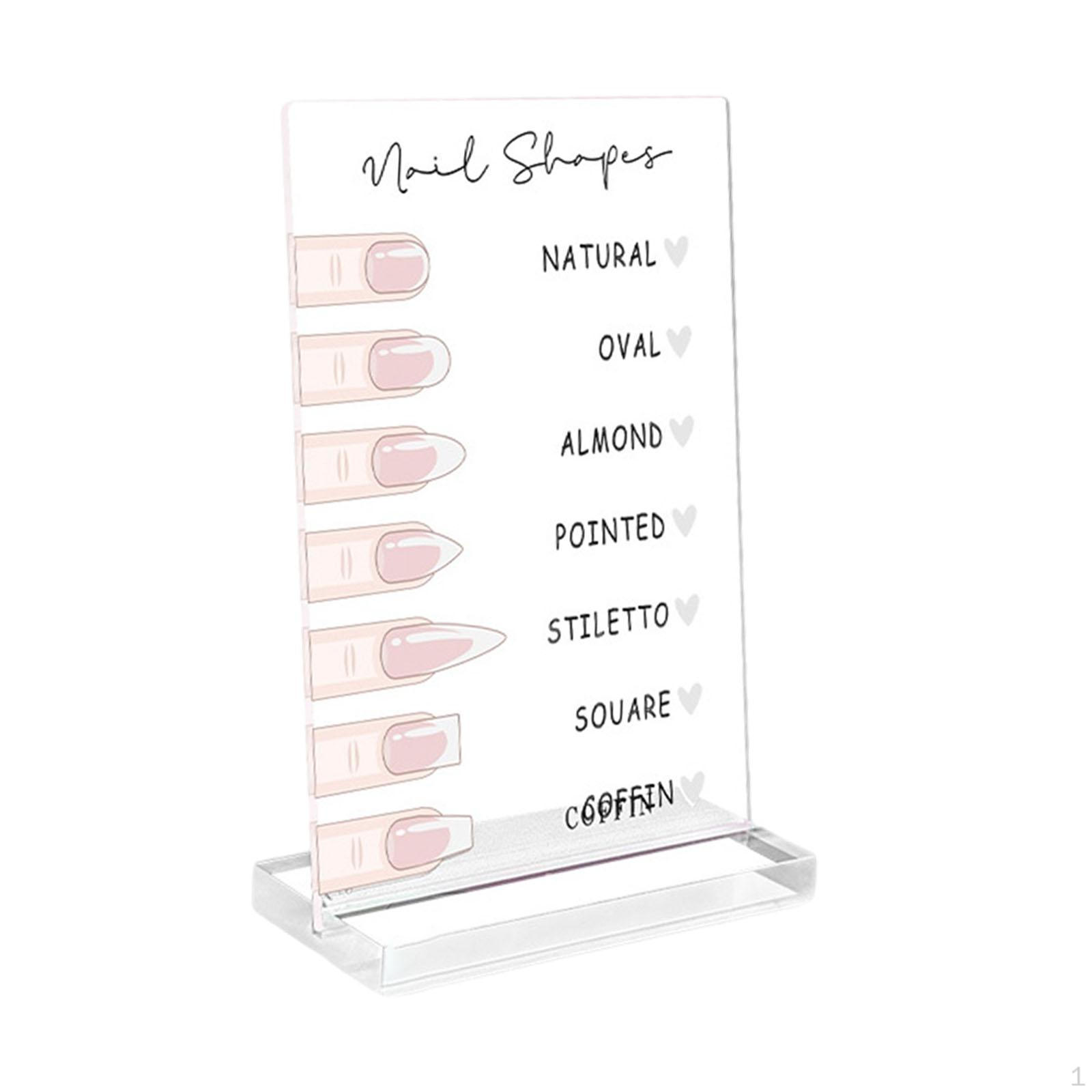 

10x15cm Nail Base Support, Elegant, Graceful, Versatile, Acrylic, Ideal for Women s Nails. чистий