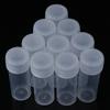 New Sale 10Pcs 5ml Plastic Test Tubes Vials Sample Container Powder Craft Screw Cap Bottles for Office School Chemistry Supplies