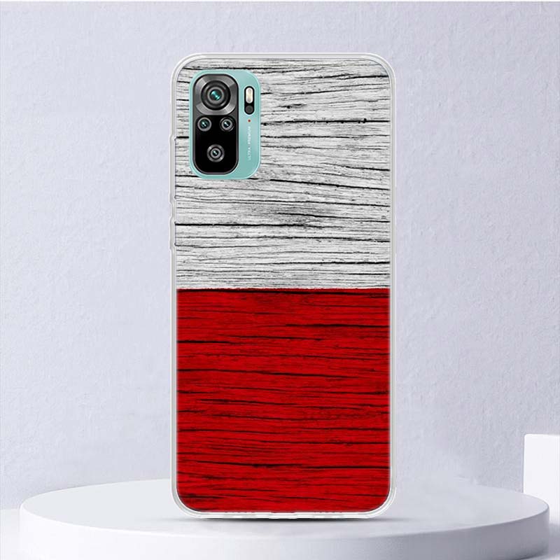 Poland Flag Soft Case For Xiaomi Redmi Note 14 14S 13 12S 11S 10S 12 11 10 Phone Cover 11T 11E Pro Plus 9 9S Shell Coque