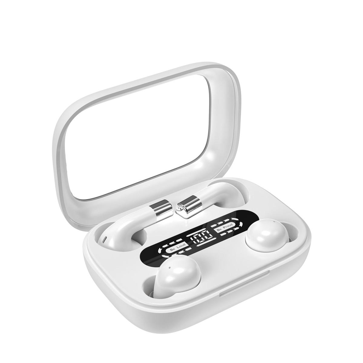 

Подвійні навушники 2 в 1, бездротові Bluetooth 5.4, навушники, спорт, сон, шумозаглушення, HD-дзвінки, гарнітури, HIFI-музика, бас-навушники білий