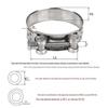 304 Stainless Steel European Style Hose Clamps