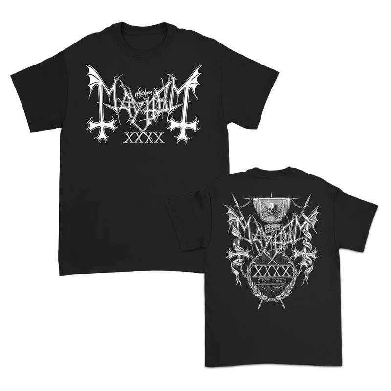 ZX Mayhem Norwegian Band Metal Rock Punk Casual Tshirt Mens and Womens Luxury Band Brand Top