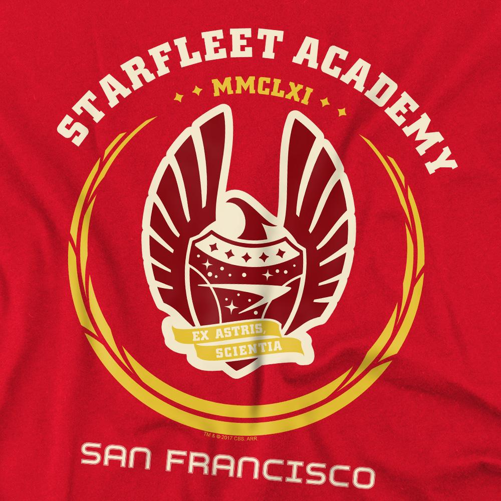 STAR TREK Mens Academy Heraldry T-Shirt
