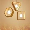 3 STKS EEN Set Hoofdafbeelding Eenvoudige Geometrie Restaurant Hanglamp Nordic Woonkamer Balkon Massief Houten Koffiebar Bar Kledingwinkel Bar Hanglamp