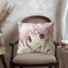 P-Puella Magi K-Kaname Madoka Maple Design Cushion Cover Happy Autumn Harvest decor Holiday Decorati Pillow Cover