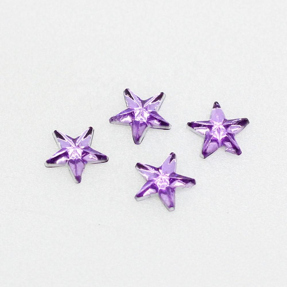 5mm Acrylic Stars Rhinestones Decoration Crafts Cabochon Scrapbooking Embellishments Flatback Nail Art Garment Beads DIY