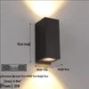 Waterproof Double Head Outdoor Wall Light for Balcony, Terrace, Garden, Doorway, and Aisle - Modern Minimalist Design