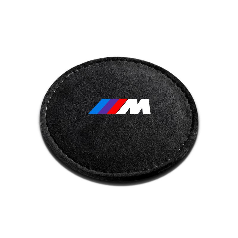 M Logo Car Coaster Water Cup Seat Cushion Anti Slip Pad For BMW X6 X1 X2 X3 X4 X5 X7 E46 E39 E90 E36 E60 E34 E30 F30 E71 F10 F10 F11 F30 E34 E92