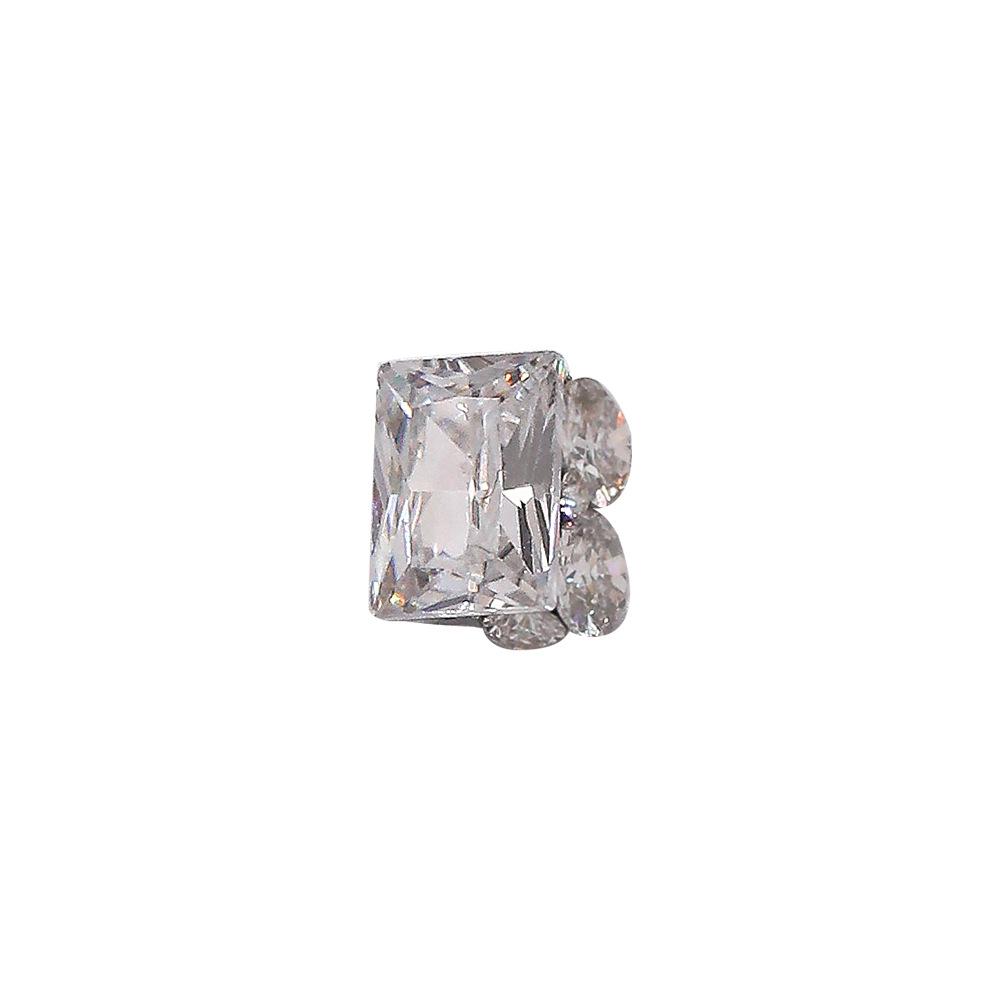 Zircon Rhinestone Nail Art – Blindingly Shiny, Handmade Long Right Angle Rhinestone Ball Pigeon Egg Decoration