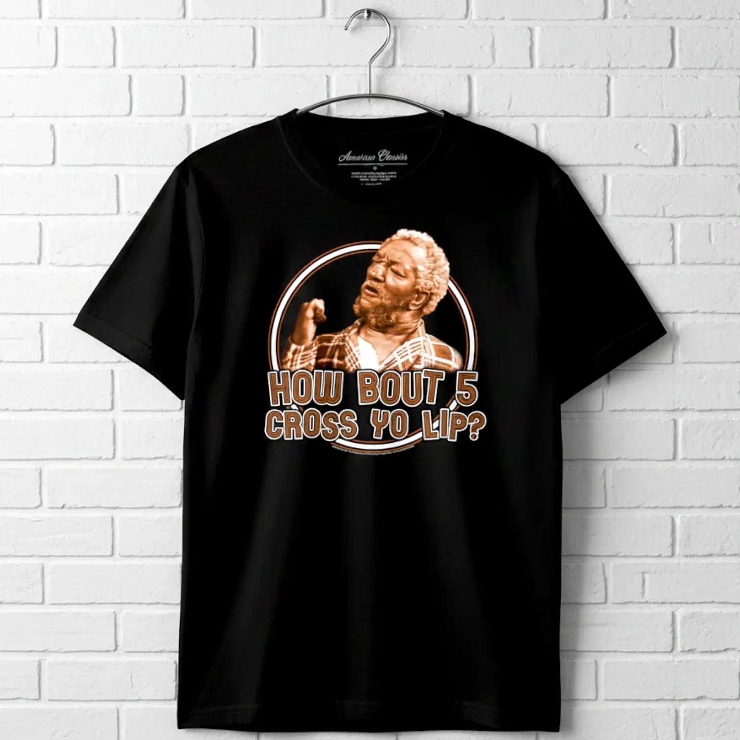 Redd Foxx 5 Cross Yo Lips Men s T Shirt XL