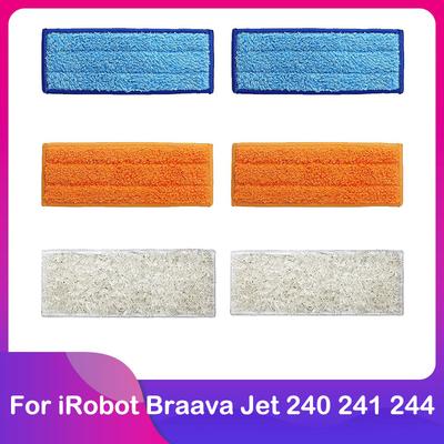 Adatto per iRobot Braava Jet 240 241 244 Panno Lavabile di Ricambio Pad Lavaggio Umido / Asciutto / Umido / Spazzolatura Per Parti di Ricambio del Pulitore