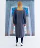 THE STUDIO K String Shirt Dress_Navy