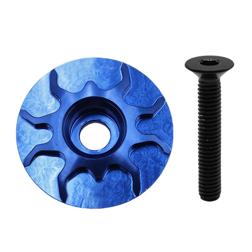 Corrosions Resistant Bicycles Stem Cover Headset Cap Dustproof Headset Cap for Professional Cyclists and Enthusiasts
