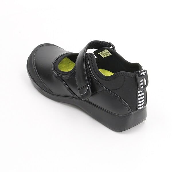 Achilles Sorbo Women's CUD 0840 Black Walking Shoes, Four Two Three Designs, Lightweight and Comfortable, Size 23.0 cm