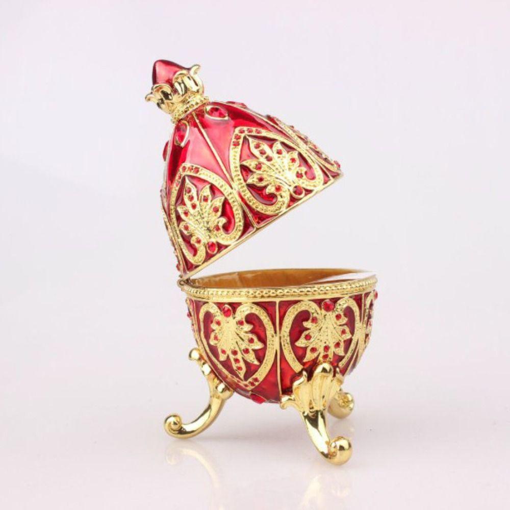 European Style Easter Egg Ornament Zinc Zinc Zinc Alloy Jewelry Organizer Earring