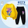 Set Vânătoare de Vrăjitoare pentru Copii K-POP cu Gât Rotund pentru Primăvară și Toamnă Băieți și Fete, Set din Două Piese Larg și Casual