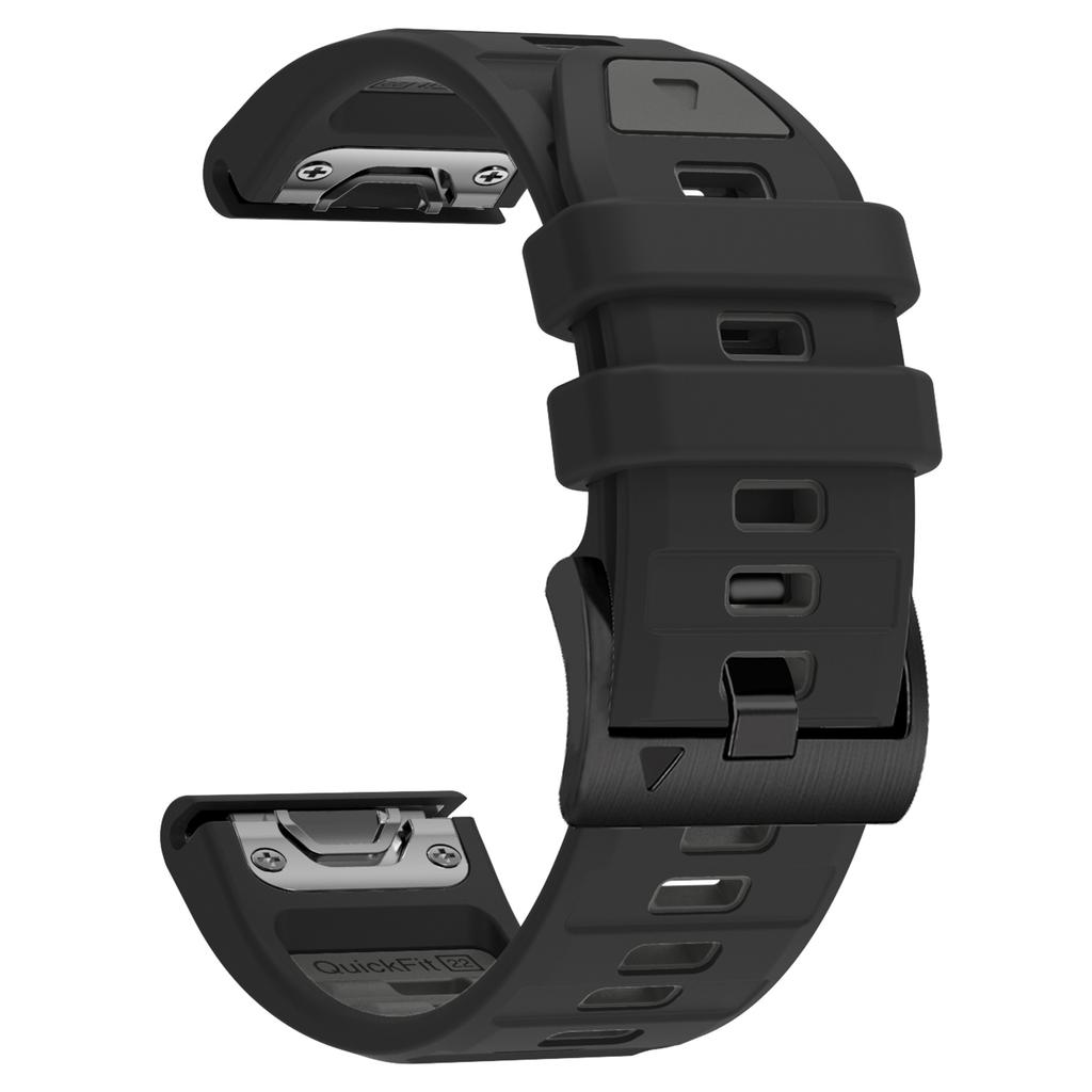 26mm Watch Strap for Garmin Fenix 8 51mm/Enduro 3/Instinct 2X Universal Silicone Band