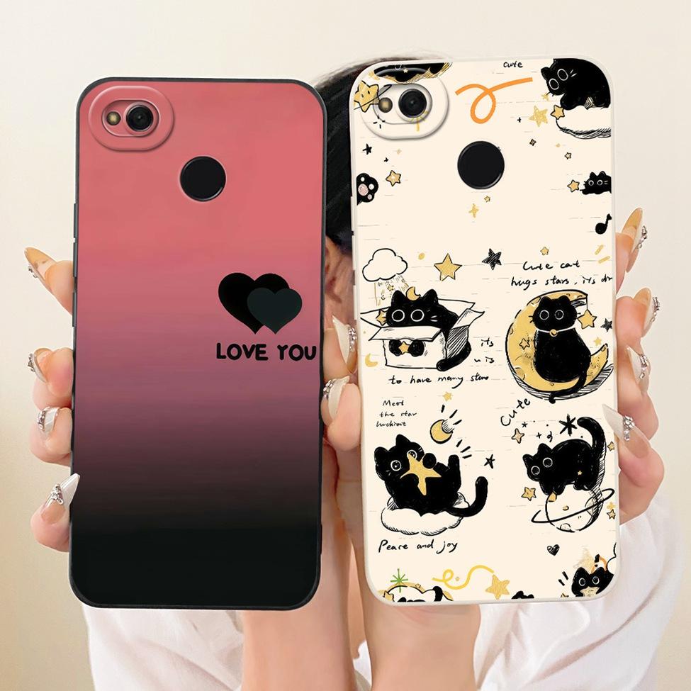 Phone Casing For Redmi 4x Cover Fashion Cartoon Cute Funny Painted Silicone Case For Xiaomi Redmi 4x