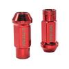 Wellvie Classy Steel Wheel M12 x with 24 Racing Chrome for Toyota Caravan Custom Exterior Car Car Supplies Nuts, P1.25 Red, Socket, Pieces, Nuts,
