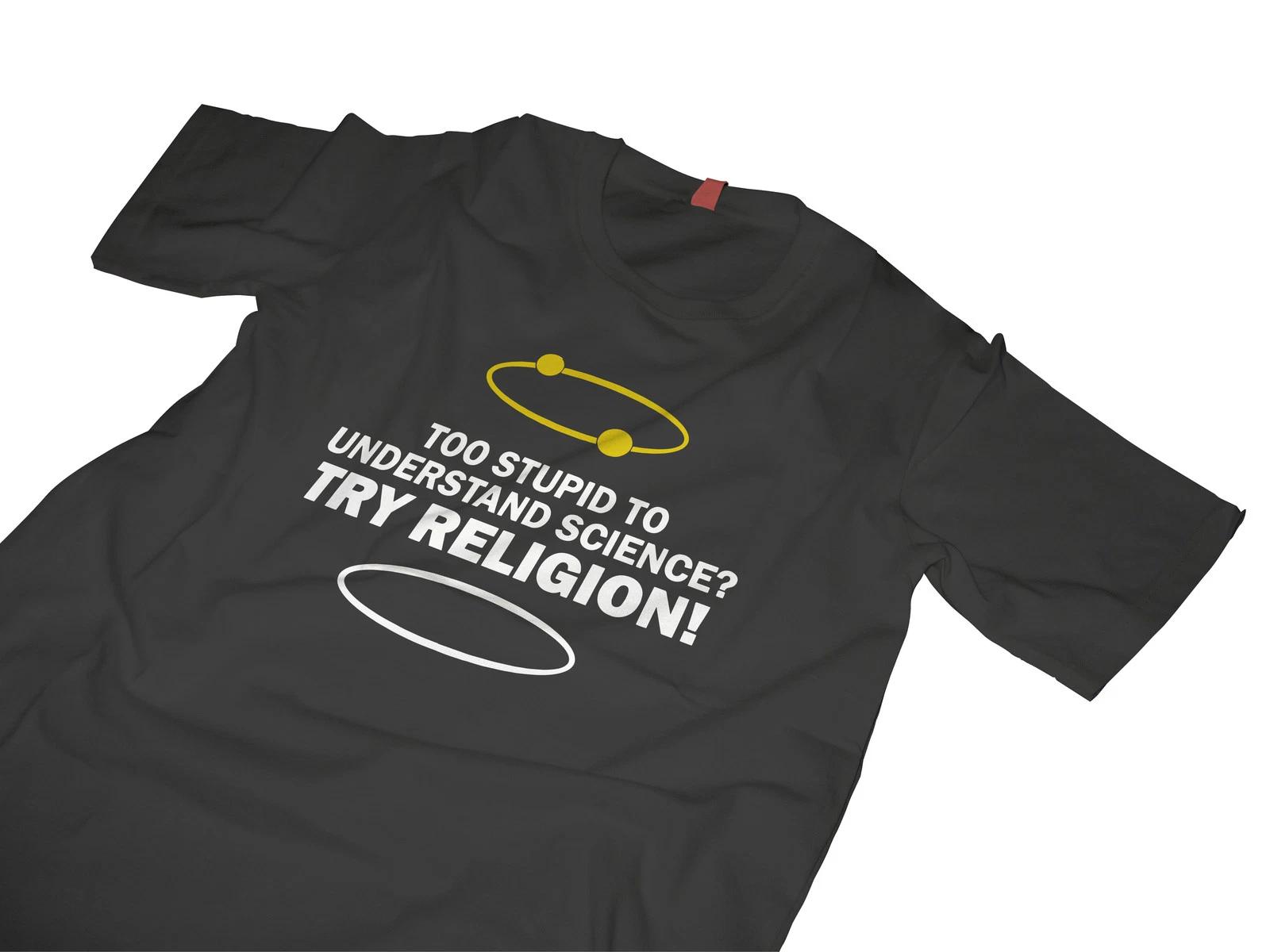 Научная футболка Гик Нерд топ религия XXXL
