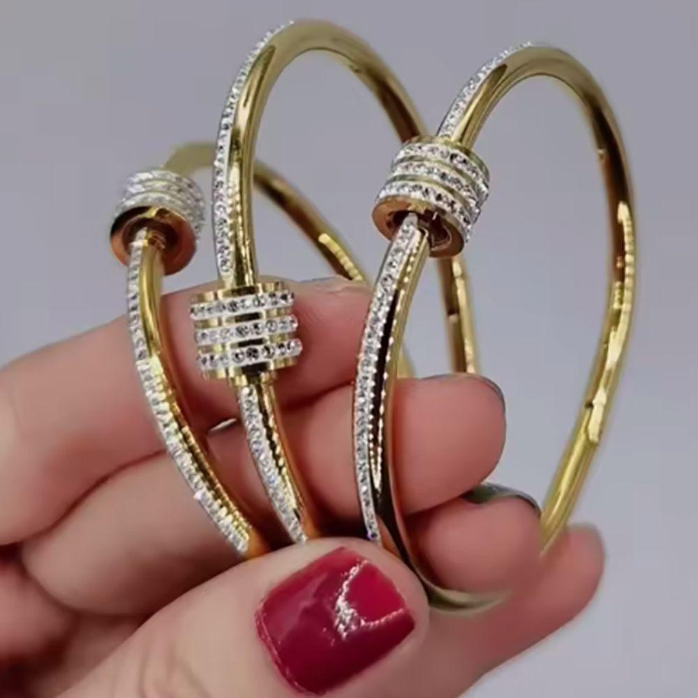 Jewelry Cuff Colorfast Bangles High-end Women Bracelets  Valentine's Day Gift