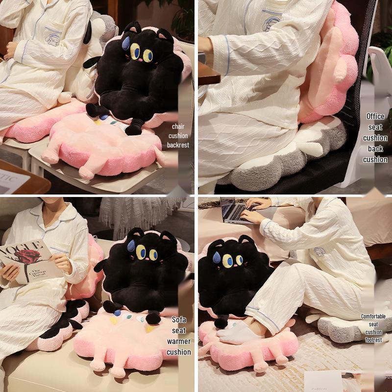 Universal Cartoon Chair Cushion: Cute, Thickened, Comfortable for All Seasons