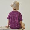 Jungen Baumwolle bedrucktes kurzärmeliges T-Shirt