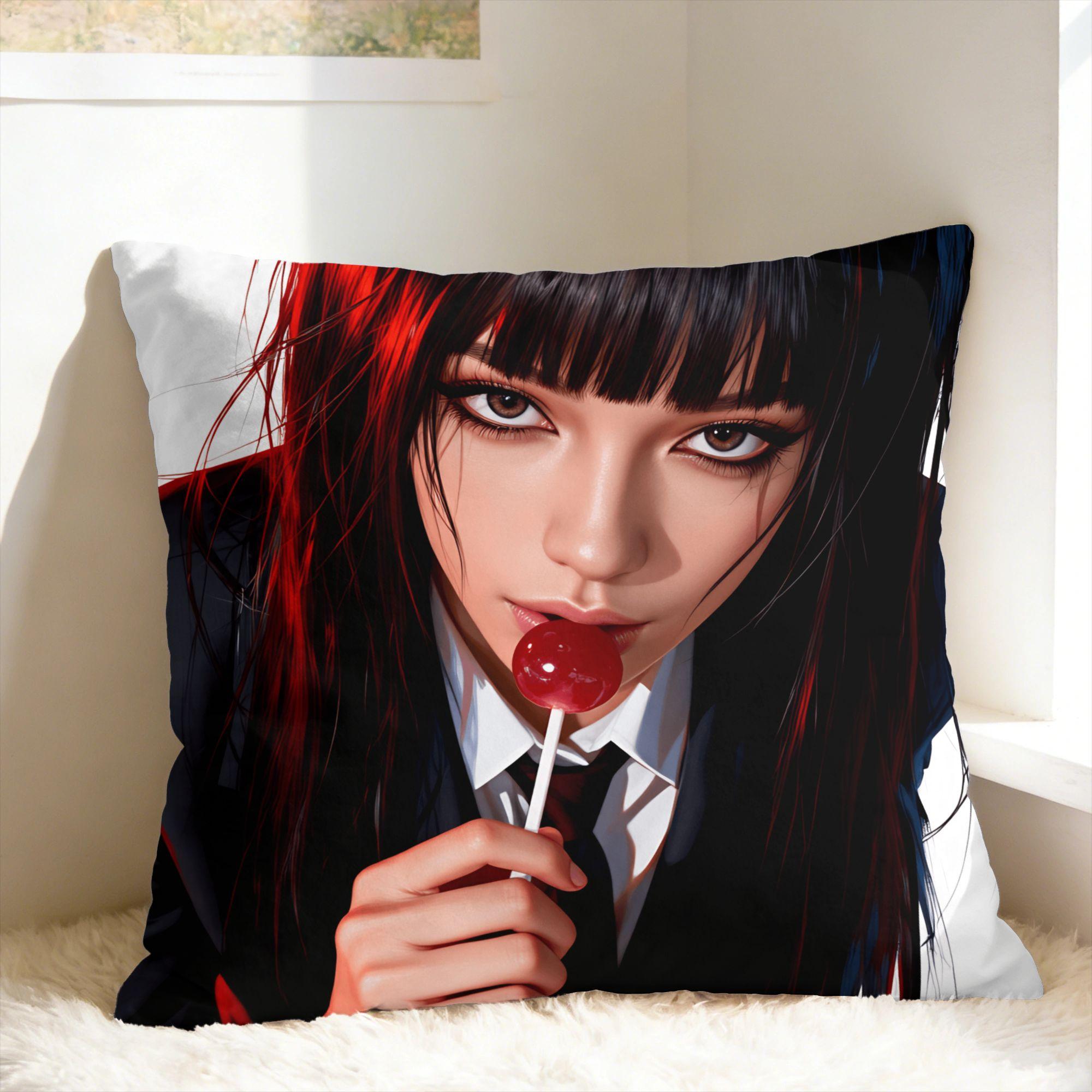 Game Romance Clubs Pillow Cover Print Cushion Cover Kawaii Pillow Case For Office Car Home Decor 40x40cm